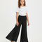 Pantalon Japonais Noir Fluide Ample Fille Maille