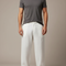 Pantalon Japonais Lin Coton Ample Décontracté Homme - Blanc