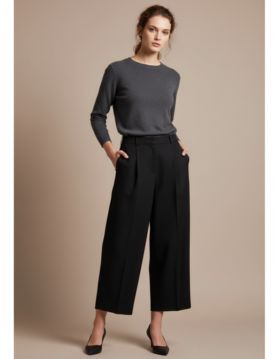 Pantalon Japonais Femme Cropped