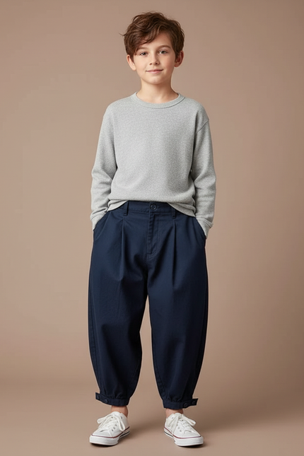 Pantalon Travailleur Japonais - Marine Toile