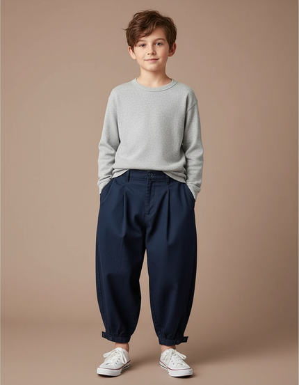 Pantalon Travailleur Japonais - Marine Toile
