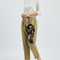Pantalon Japonais Kaki Ample Coton Chat Samurai