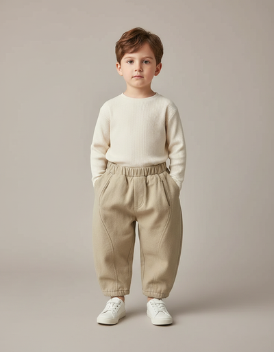 Pantalon Japonais Beige