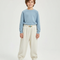 Pantalon Japonais Garçon Beige Taille Elastique - Cordé