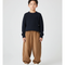 Pantalon Japonais Côtelé Marron Ample Garçon Décontracté - Camel Cordé