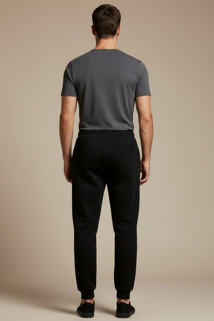 Pantalon Japonais Noir Samouraï Rouge Décontracté Décontracté - Molleton - vue 2