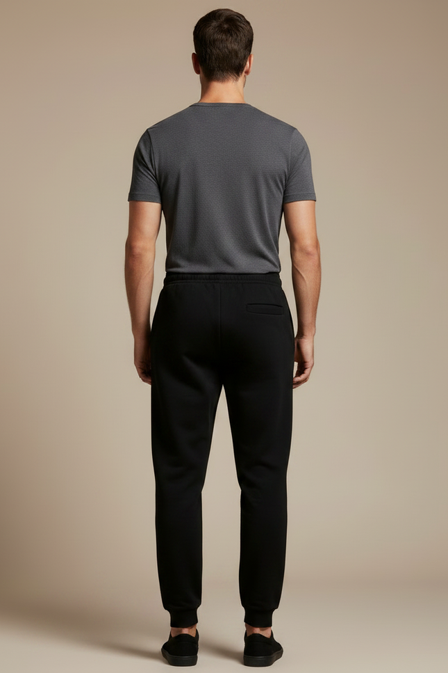 Pantalon Japonais Noir Samouraï Rouge Décontracté Décontracté - Molleton - vue 2