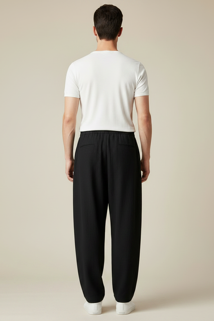 Pantalon Japones Hombre - Noir Lin - vue 2