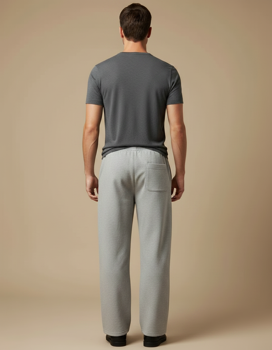 Pantalon Japonais Gris Ample Sakura Décontracté Homme - Molleton - vue 2