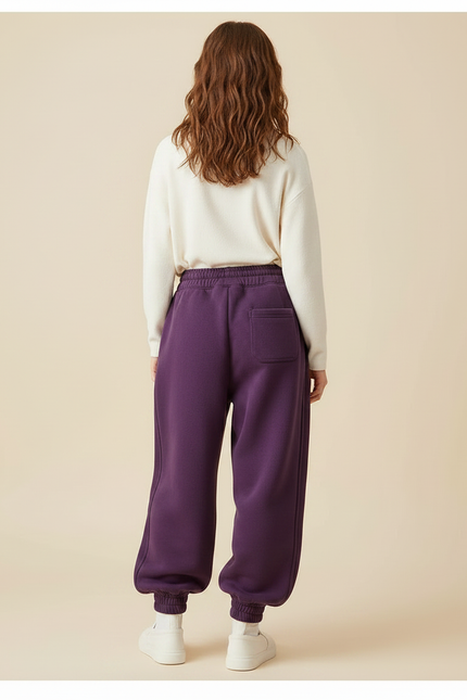 Pantalon Japonais Violet Ample Polaire Enfant - Molleton - vue 2