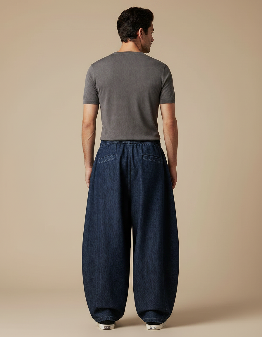Pantalon Denim Japonais - Marine Jean - vue 2