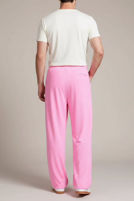 Pantalon Japonais Rose Ample Confortable Unisexe - Polyester - vue 2