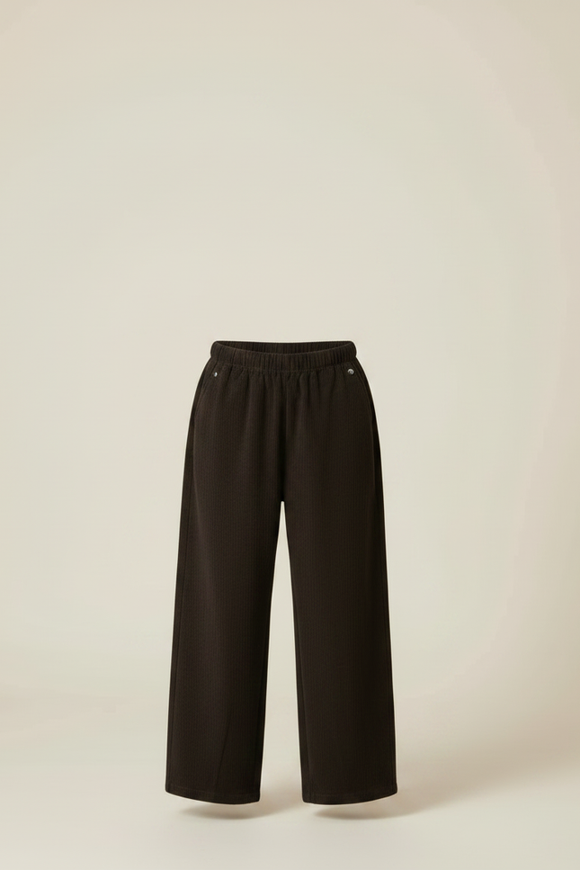 Pantalon Japonais Corduroy Marron Ample Confortable Enfant - Cordé - vue 3