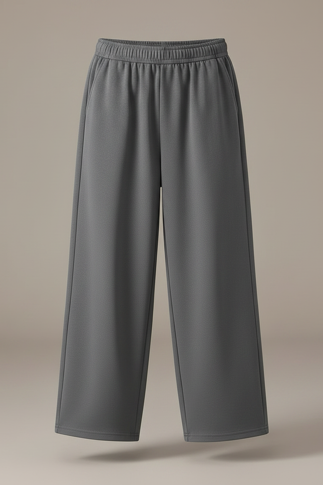 Pantalon Japonais Gris Ample Décontracté Garçon - Molleton - vue 3