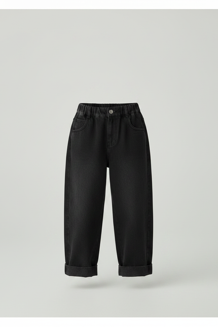 Pantalon Japonais Enfant - Noir Jean - vue 3