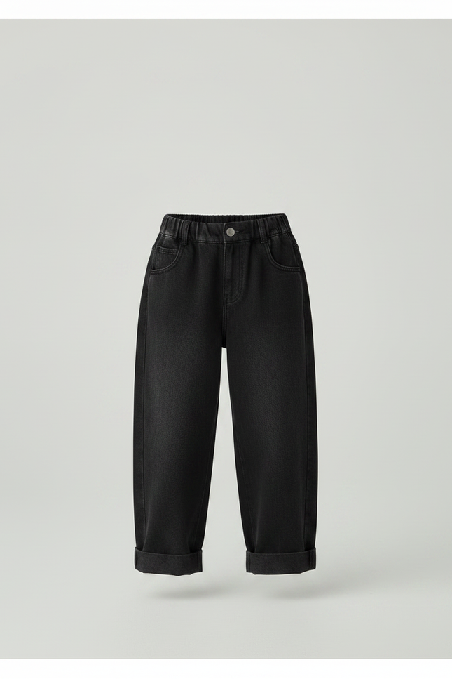 Pantalon Japonais Enfant - Noir Jean - vue 3