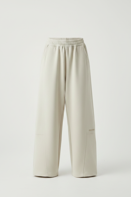 Pantalon Japonais Beige Ample Coton Sport Enfant - Molleton - vue 3