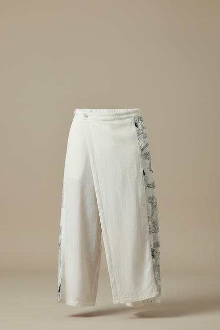 Pantalon Japonais Samouraï - Beige Lin - vue 3