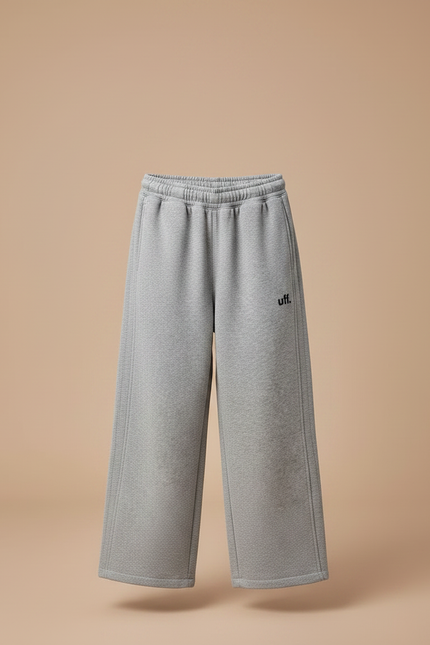 Pantalon Japonais Gris Ample Coton Sport Enfant - Molleton - vue 3