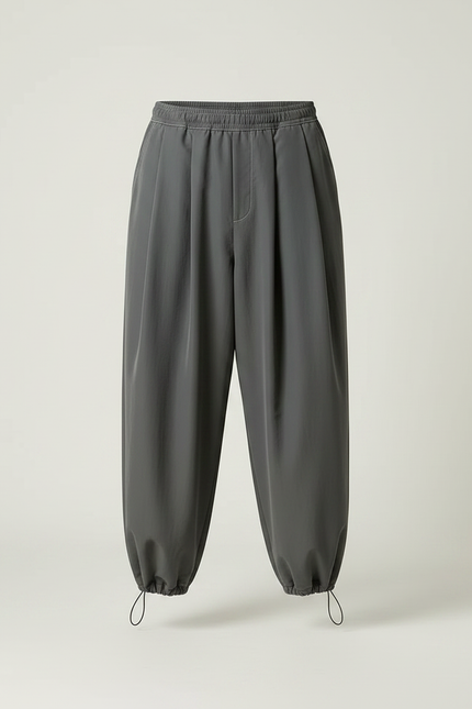 Pantalon Japonais - Gris Polyester - vue 3