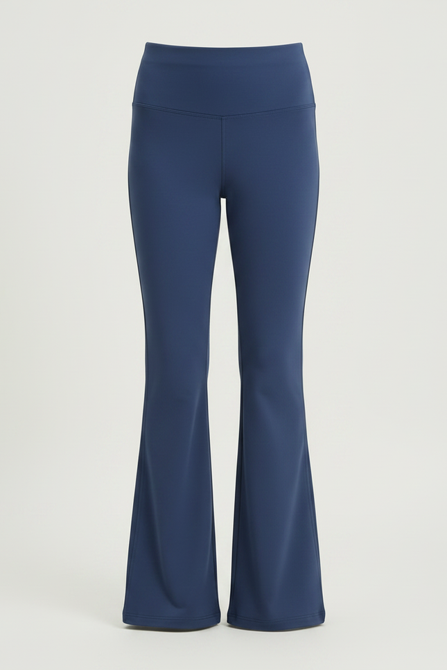 Pantalon Japonais Bleu Marine Évasé Élastique Fille - Polyester - vue 3