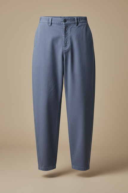Pantalon Japonais Bleu Ample Décontracté Harem Coton - vue 3