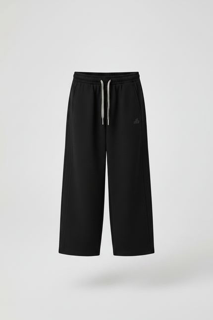 Pantalon Japonais Noir Ample Coton Sport Enfant - Molleton - vue 3