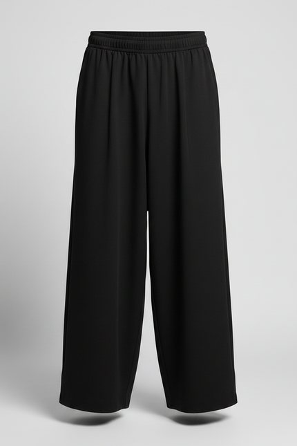 Pantalon Japonais Noir Ample Décontracté Homme - Viscose - vue 3