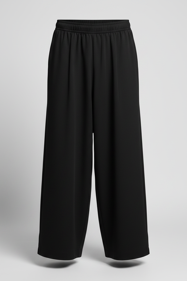 Pantalon Japonais Noir Ample Décontracté Homme - Viscose - vue 3