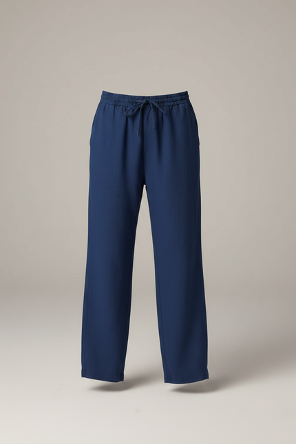 Pantalon Japonais Bleu Marine Ample Coton Lin Enfant - vue 3