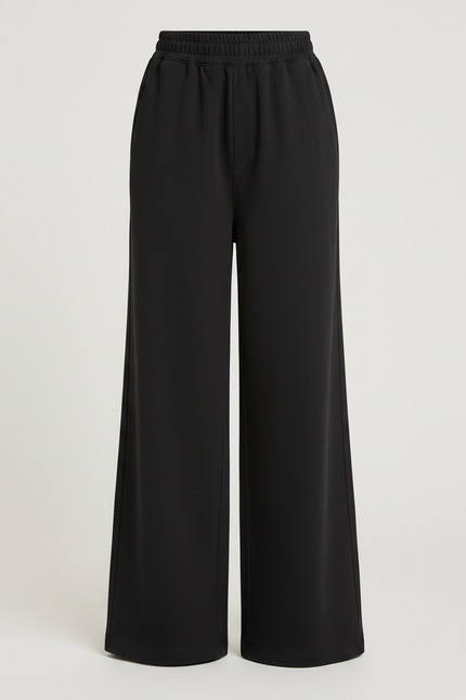 Pantalon Japonais Noir Ample Fluide Coton Enfant - Molleton - vue 3