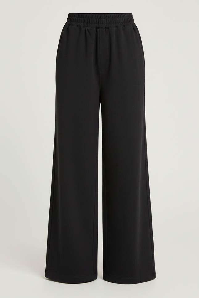 Pantalon Japonais Noir Ample Fluide Coton Enfant - Molleton - vue 3