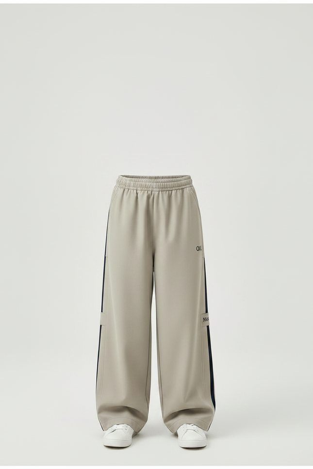 Pantalon Japonais Large Gris Décontracté Sport Garçon - Polyester - vue 3