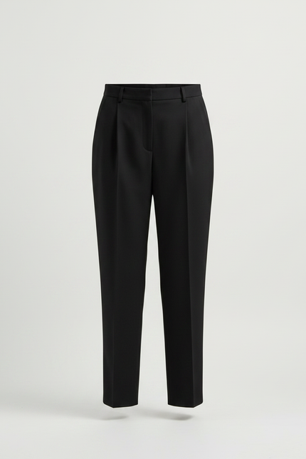 Pantalon Japonais Noir Ample Fluide Élégant Décontracté - Viscose - vue 3