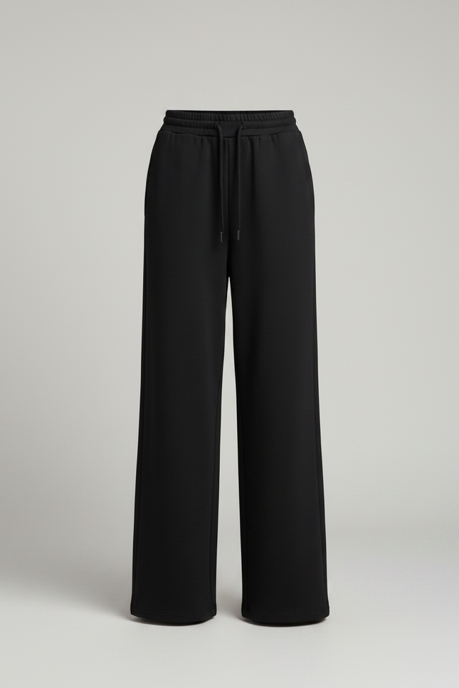 Pantalon Japonais Femme Noir Ample - Molleton - vue 3