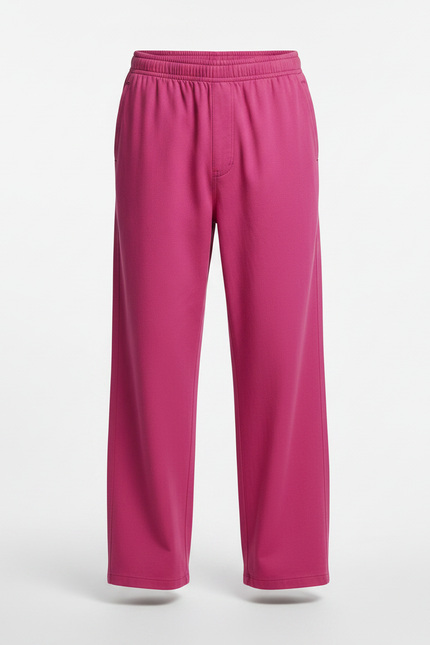 Pantalon Japonais Homme Ample Coton - Rose Molleton - vue 3