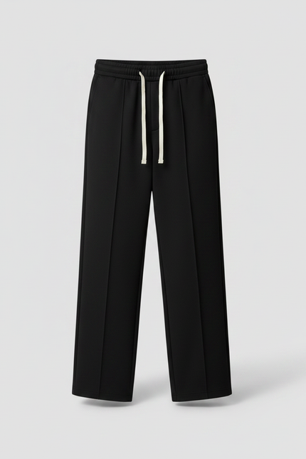 Pantalon Japonais Noir Ample Décontracté Garçon Cordon - Gabardine - vue 3