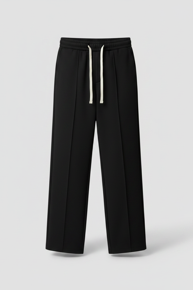 Pantalon Japonais Noir Ample Décontracté Garçon Cordon - Gabardine - vue 3