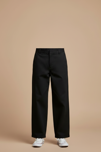 Pantalon Japonais Noir Ample Enfant Kimono Coton - vue 3