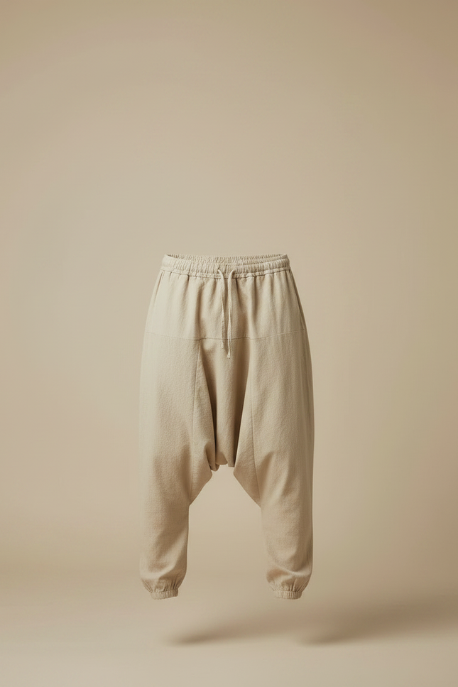 Pantalon Léger Japonais - Beige Lin - vue 3