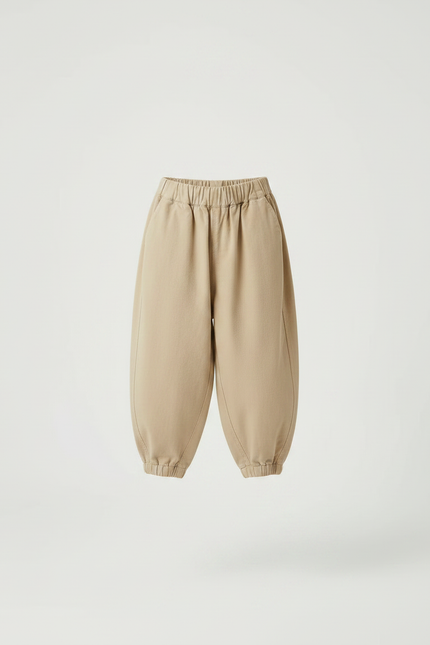 Pantalon Japonais Beige Ample Coton Enfant Harem - vue 3