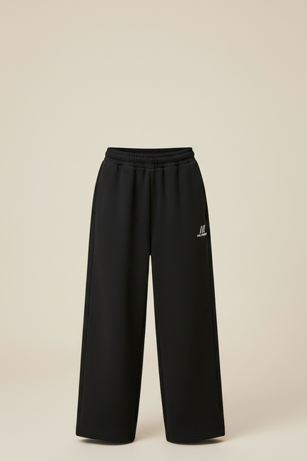 Pantalon Japonais Noir Ample Enfant Coton Sport - Molleton - vue 3
