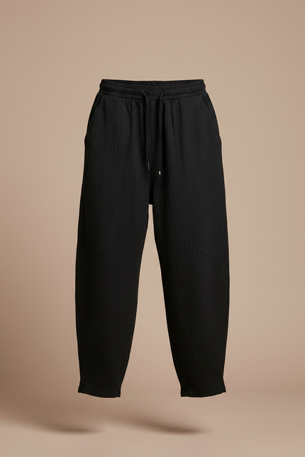 Pantalon Japonais Noir Ample Confortable Enfant - Coton - vue 3