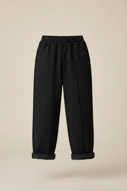 Pantalon Japonais Noir Ample Droit Enfant - Molleton - vue 3