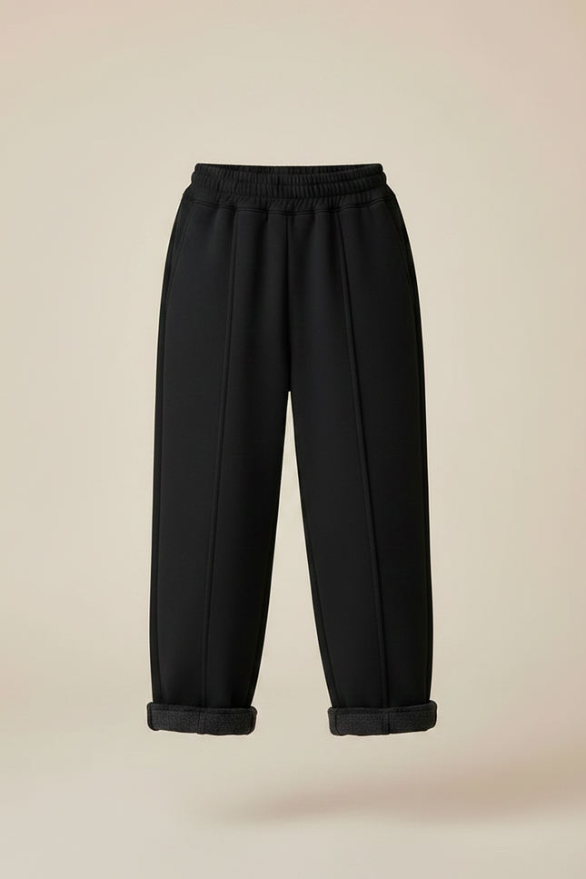 Pantalon Japonais Noir Ample Droit Enfant - Molleton - vue 3