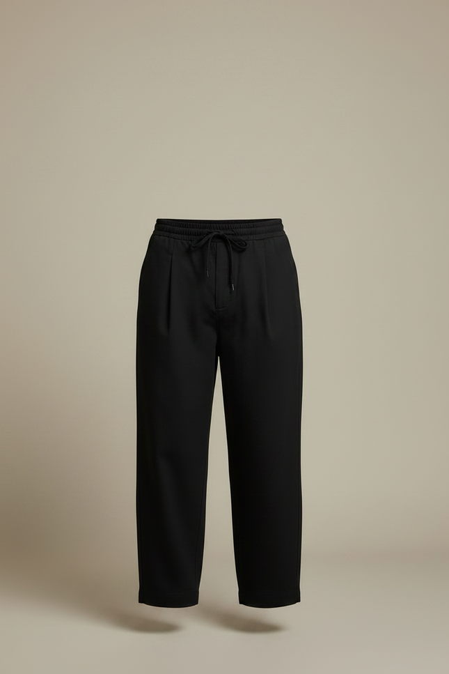 Pantalon Noir Japonais - Gabardine - vue 3