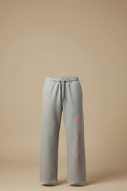 Pantalon Japonais Gris Ample Sakura Décontracté Homme - Molleton - vue 3
