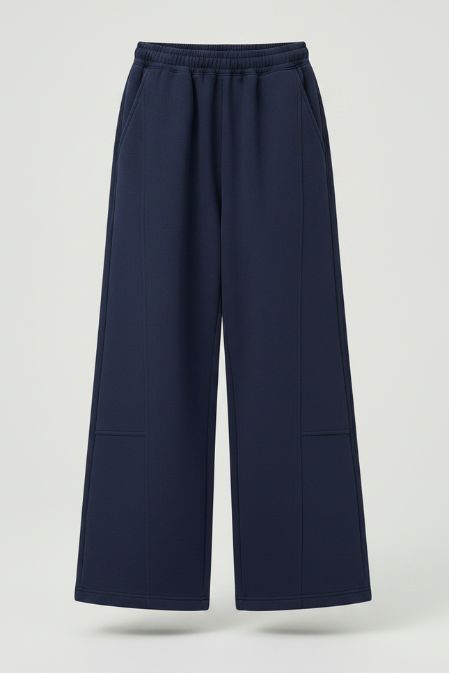 Pantalon Japonais Marine Ample Coton Sport Enfant - Molleton - vue 3